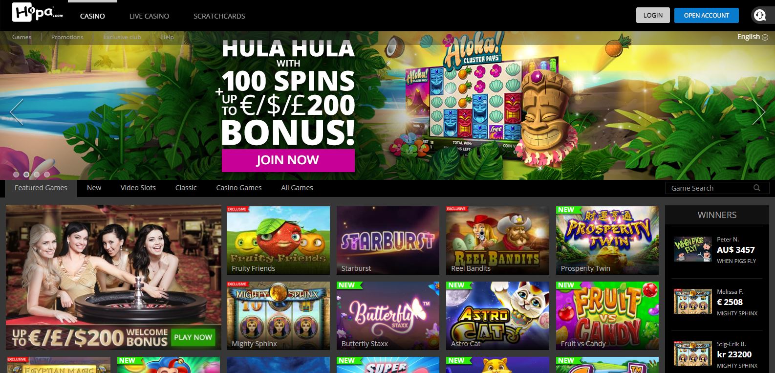 Hopa Casino Review & Bonus Offers casinoMACRO