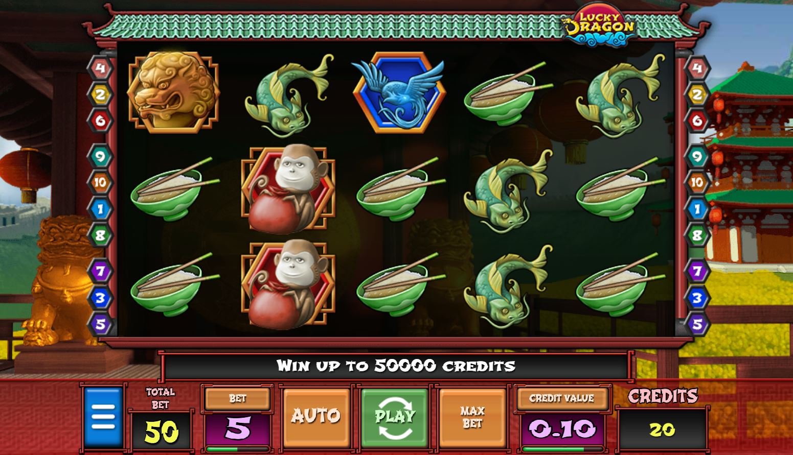 Lucky dragon casino slots wins